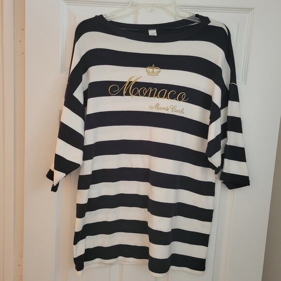 Made in France Monaco Monte Carlo Shirt Embroidered UNIQUE See Photos Unisex - Picture 10 of 10